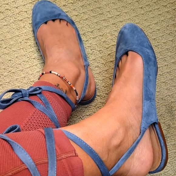 Madewell Leather Suede Gladiator Sandals - Picture 7 of 8